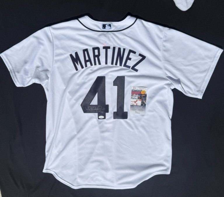 Victor Martinez Signed Detroit Tigers Nike Jersey Size XL JSA COA