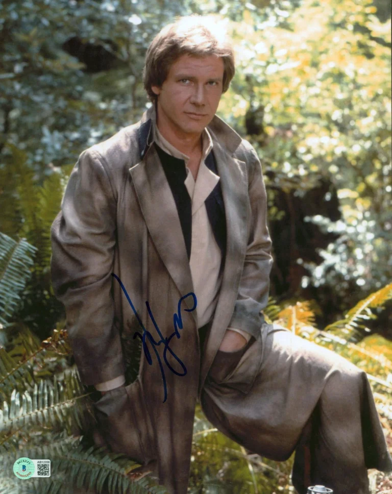 Harrison Ford Star Wars Return of the Jedi Signed 11x14 Photo BAS #AB12358