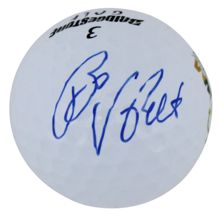 Bo Van Pelt Signed Waste Management Open Logo Bridgestone Golf Ball BAS #AC33587