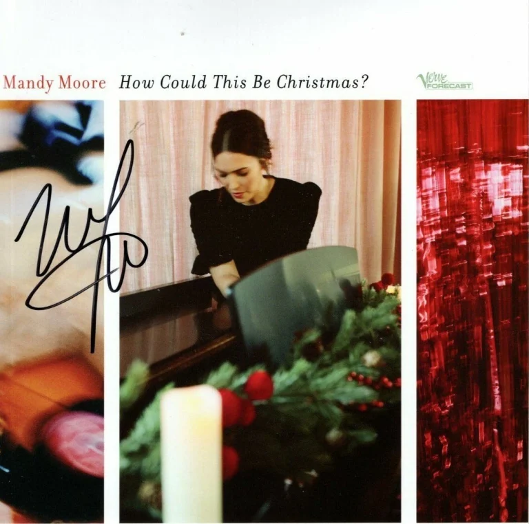 MANDY MOORE signed autographed HOW COULD THIS BE CHRISTMAS? Limited Vinyl Record