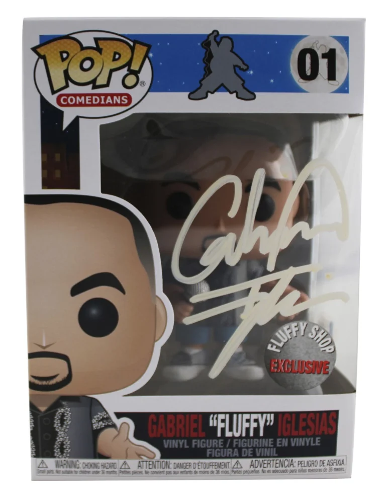 Gabriel Iglesias Signed Fluffy Shop Exclusive #01 Funko Pop Figure BAS #T55814