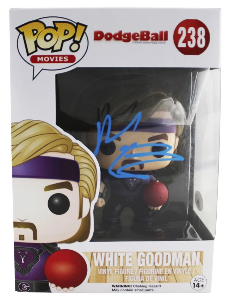 Ben Stiller Authentic Signed Dodgeball #238 Funko Pop Vinyl Figure JSA #AN49007