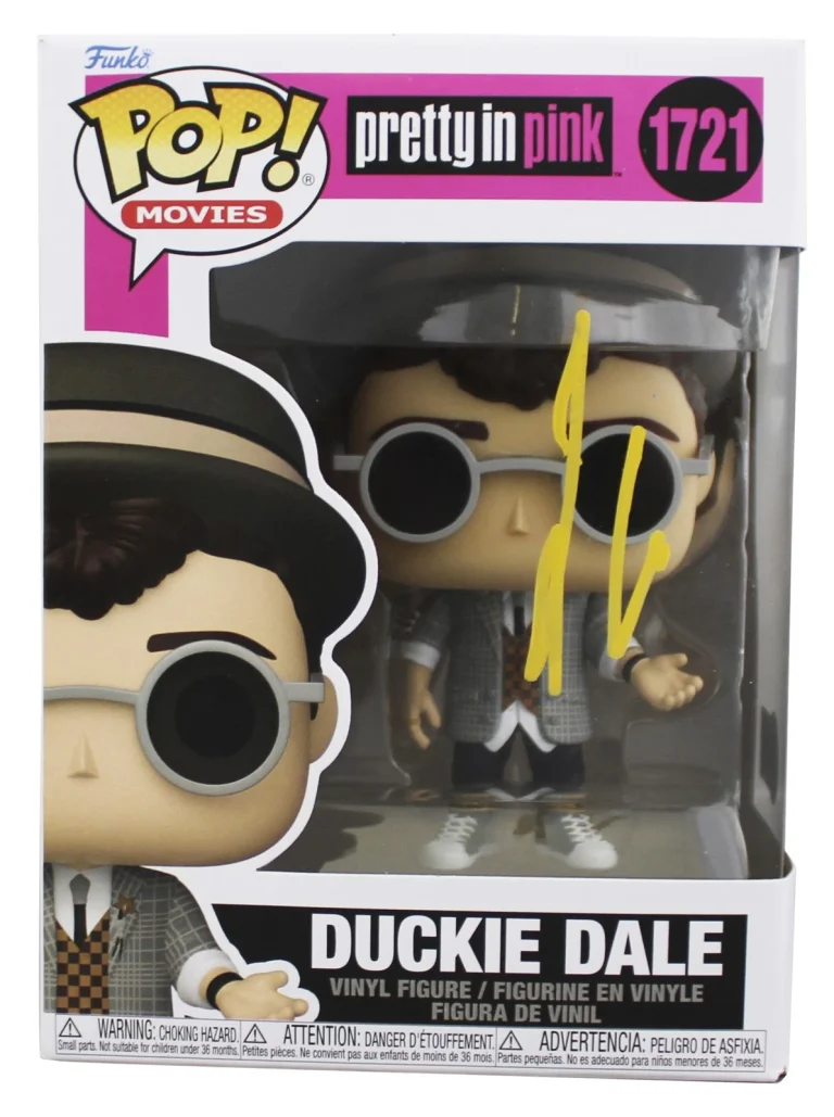 Jon Cryer Pretty in Pink Signed Duckie Dale #1721 Funko Pop Figure BAS #BT61248