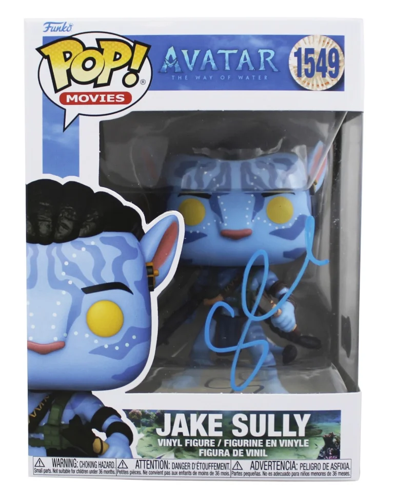 Sam Worthington Avatar Signed Jake Sully #1549 Funko Pop Figure BAS #BX04546