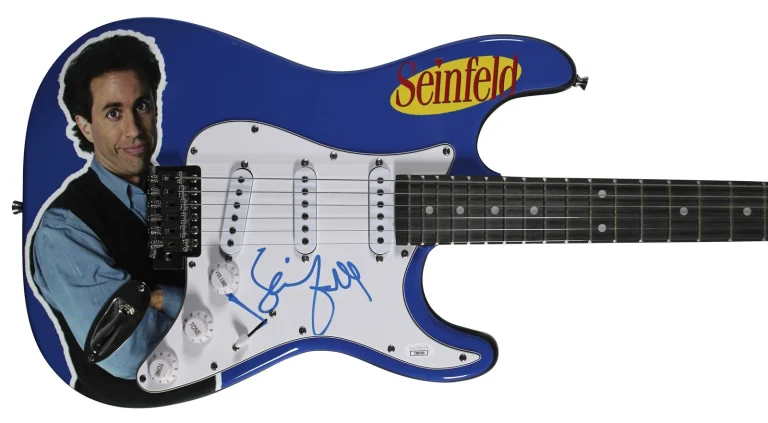 Jerry Seinfeld Authentic Signed Glarry Electric Guitar Autographed JSA #CE80300