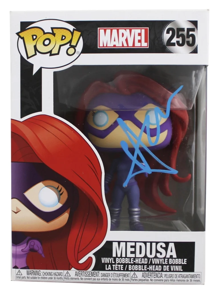 Serinda Swan Marvel's Inhumans Signed Medusa #255 Funko Pop Figure JSA #CE80240