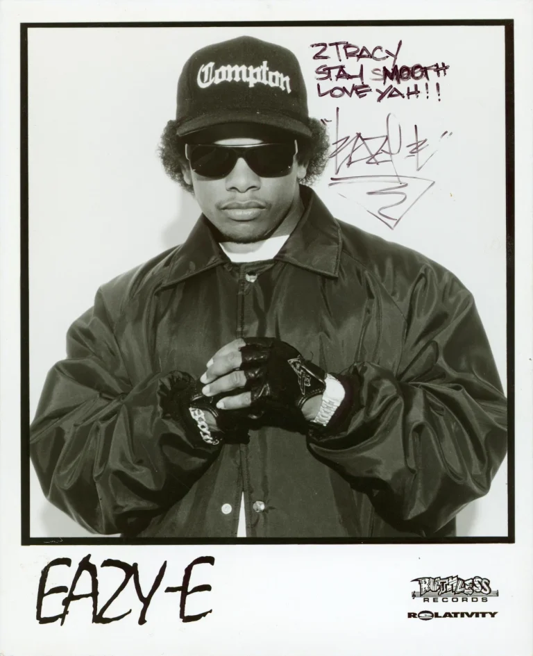 Eazy-E N.W.A Authentic Signed 8x10 Ruthless Records Promo Photo JSA #ZZ43641