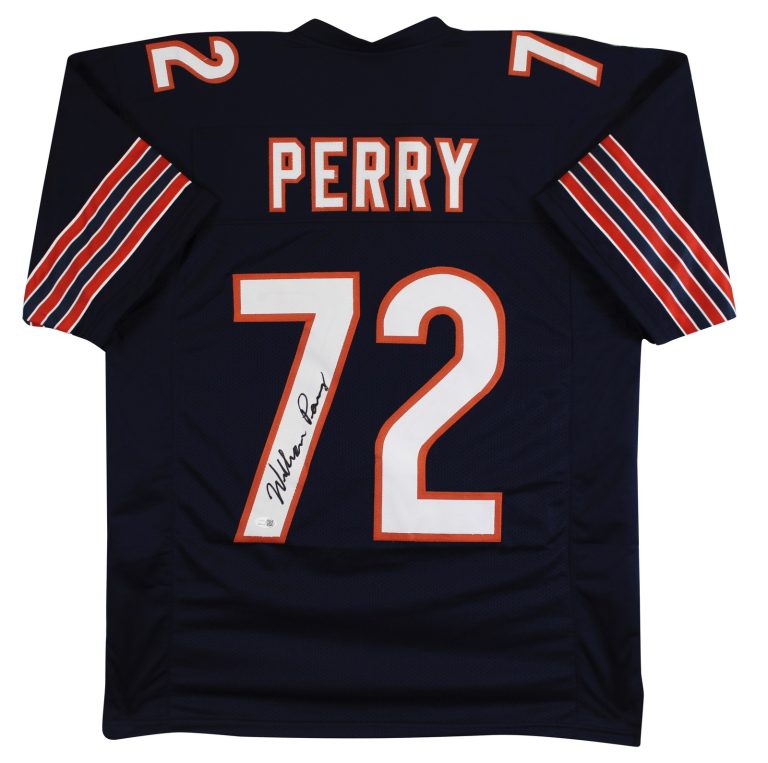 William Perry Authentic Signed Navy Pro Style Jersey Autographed JSA Witness