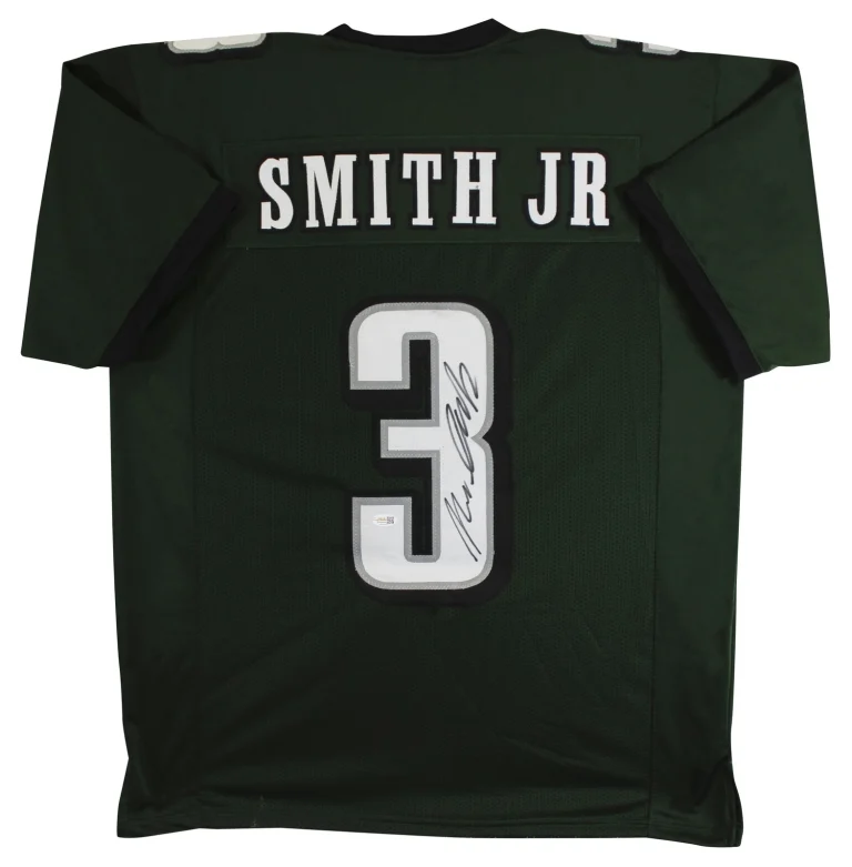 Nolan Smith Authentic Signed Green Pro Style Jersey Autographed JSA Witness