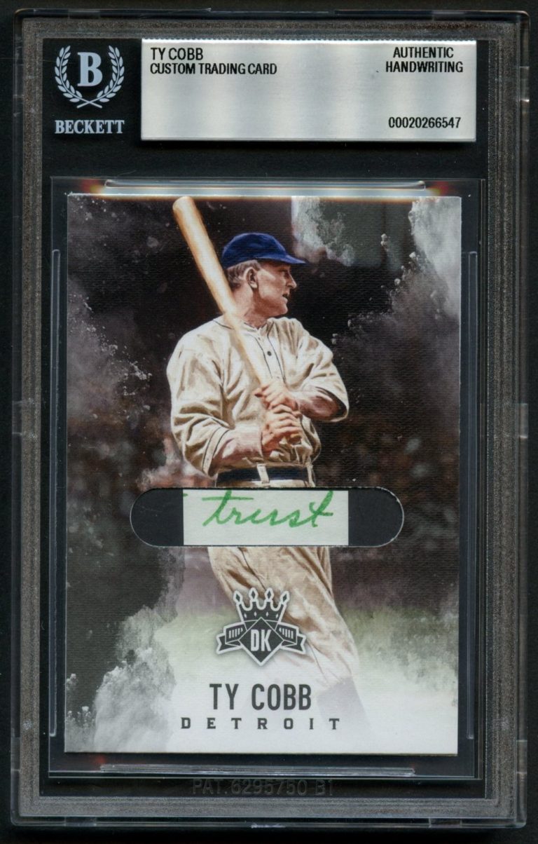 Ty Cobb HANDWRITTEN WORD 