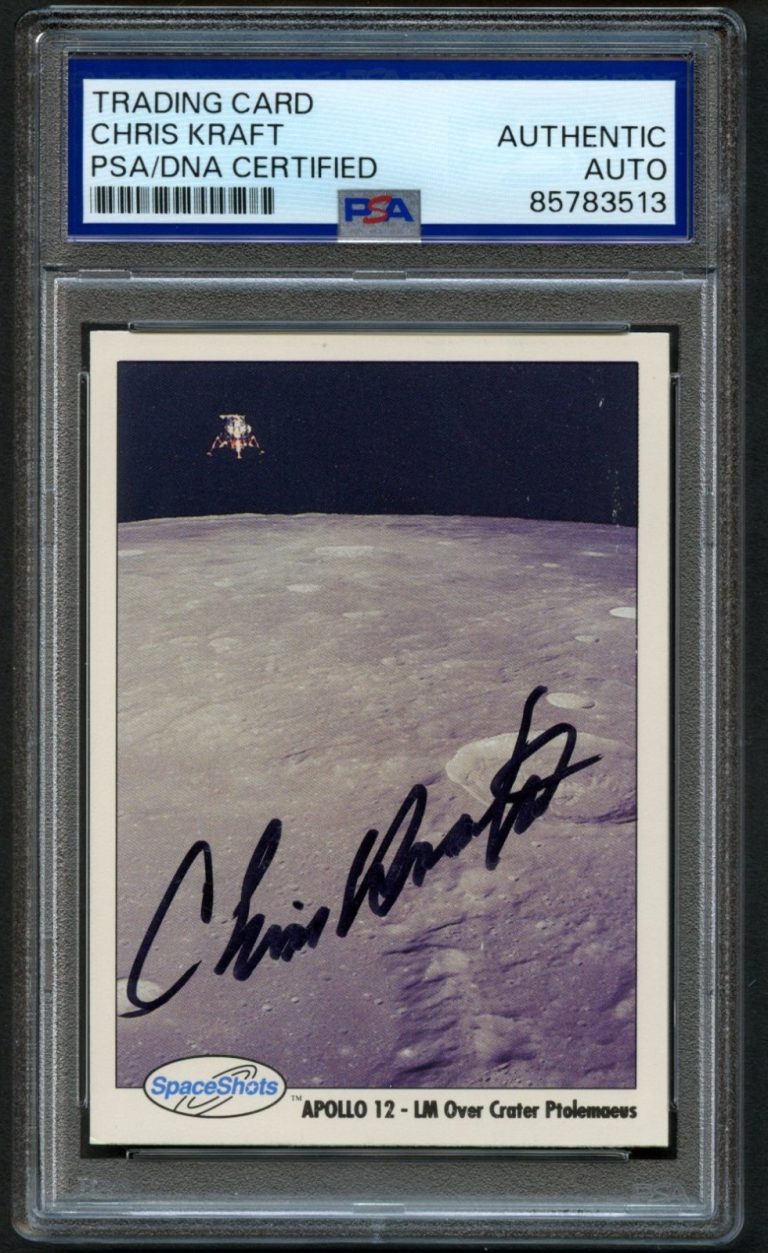 Chris Kraft #35 signed autograph auto Space Shots NASA Engineer PSA Slabbed