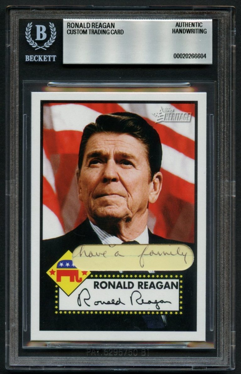 Ronald Reagan HANDWRITTEN WORDS 