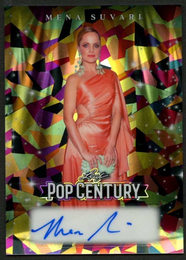 Mena Suvari American Beauty signed autograph auto 2026 Leaf Pop Century Card /25