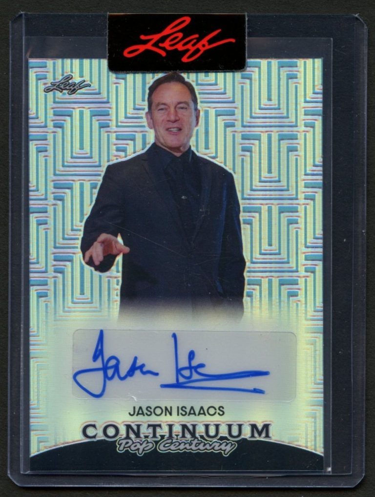 Jason Isaacs signed autograph 2023 Leaf Meal Continuum Pop Century Card /25