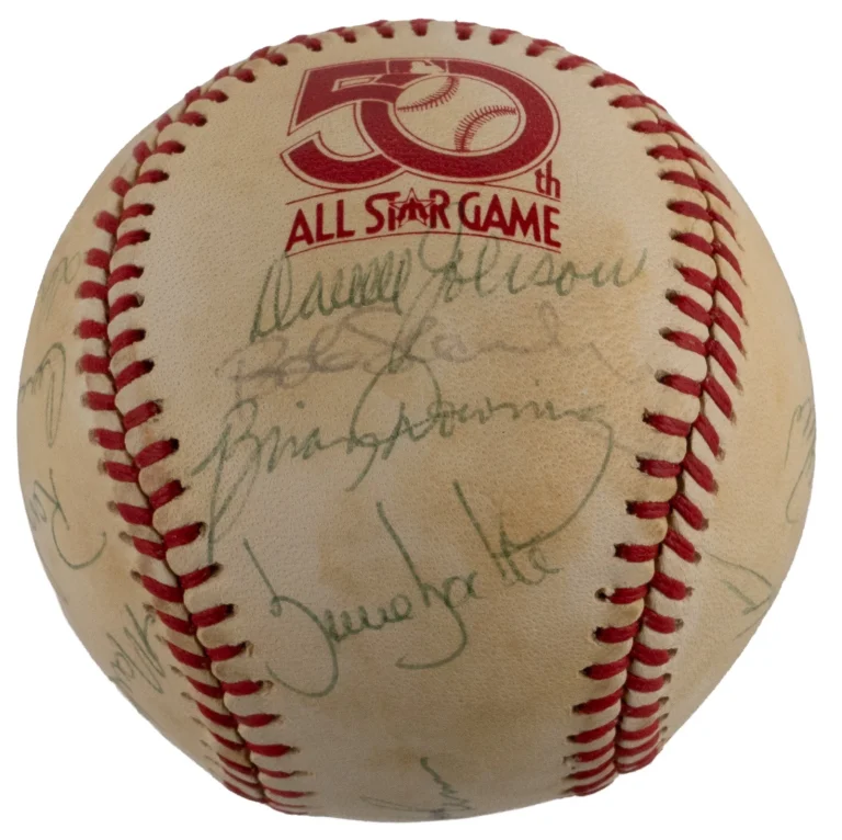 1979 All Star Game Team Signed Baseball Nolan Ryan PSA DNA COA