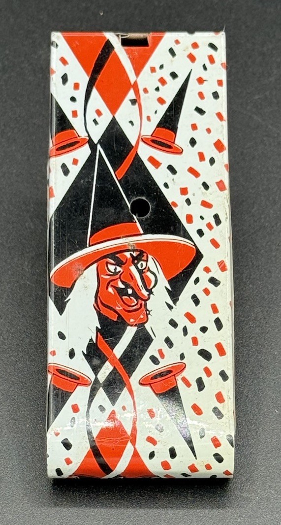 Halloween Witch Noisemaker Hats Tin Ratchet U S Metal Toy Mfg Co 1950s