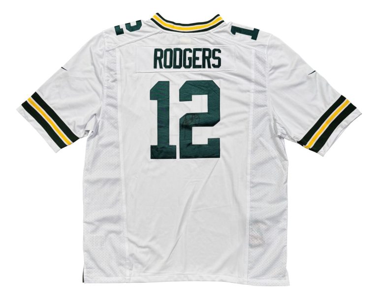 Aaron Rodgers Signed Authentic Nike Green Bay Packers Jersey JSA COA
