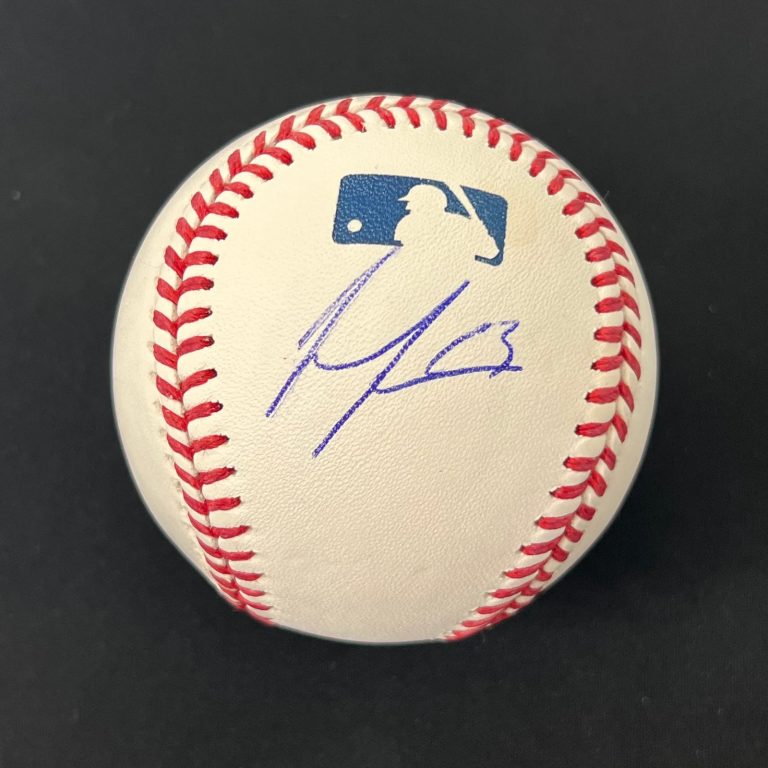 Junior Caminero Signed MLB Baseball JSA