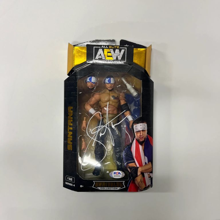 Santana Signed Wrestling Funko Pop