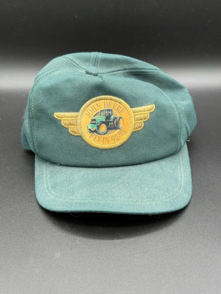 Vintage John Deere Fly In 92 93 Gold Wings Strapback Hat