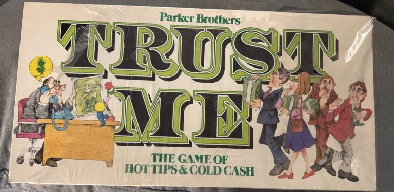 Brand New Sealed Vintage TRUST ME Board Game - 100% COMPLETE - Parker Brother