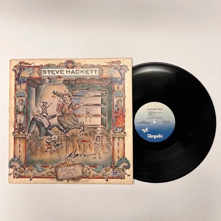 Steve Hackett Signed Please Don't Touch! Vinyl Album PSA Authographed