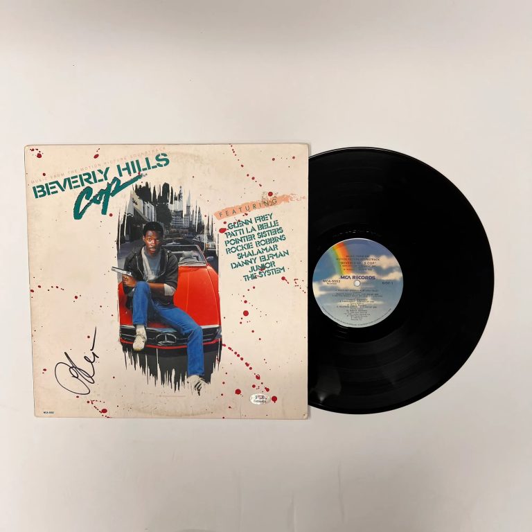 Paul Reiser Signed Beverly Hills Cop Vinyl Album PSA Authographed