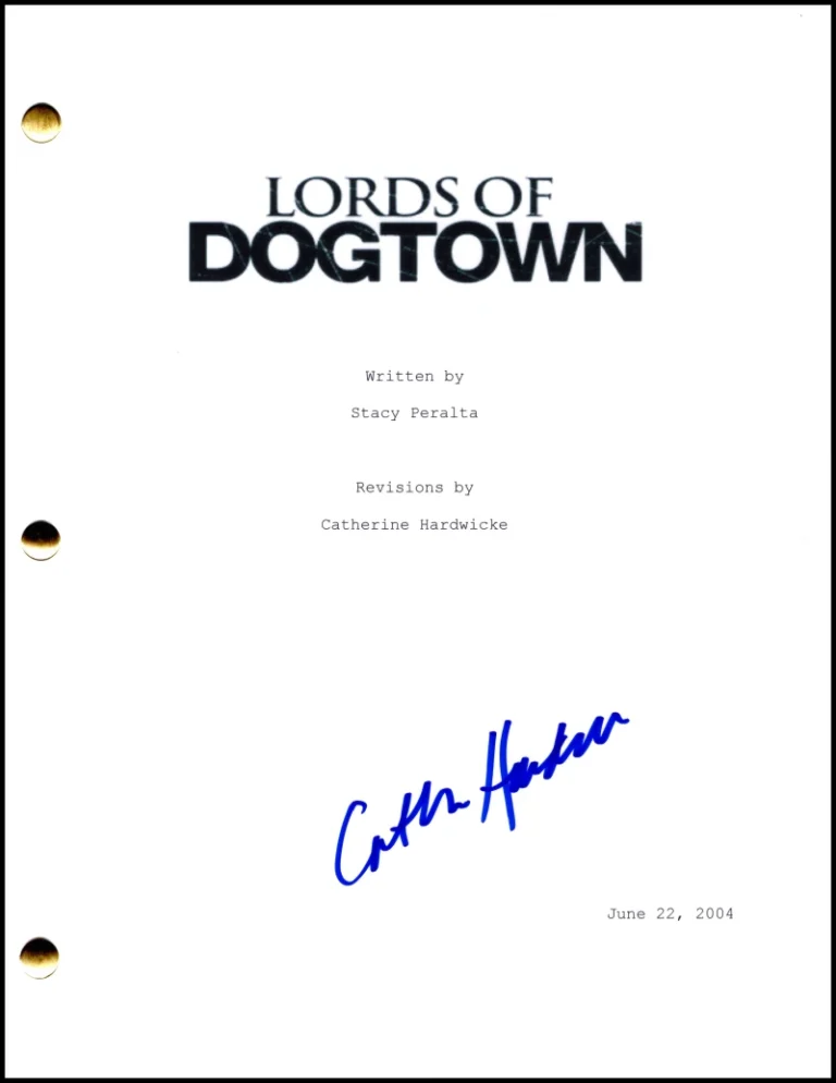 Catherine Hardwicke Signed Autograph Lords of Dogtown Full Script Screenplay