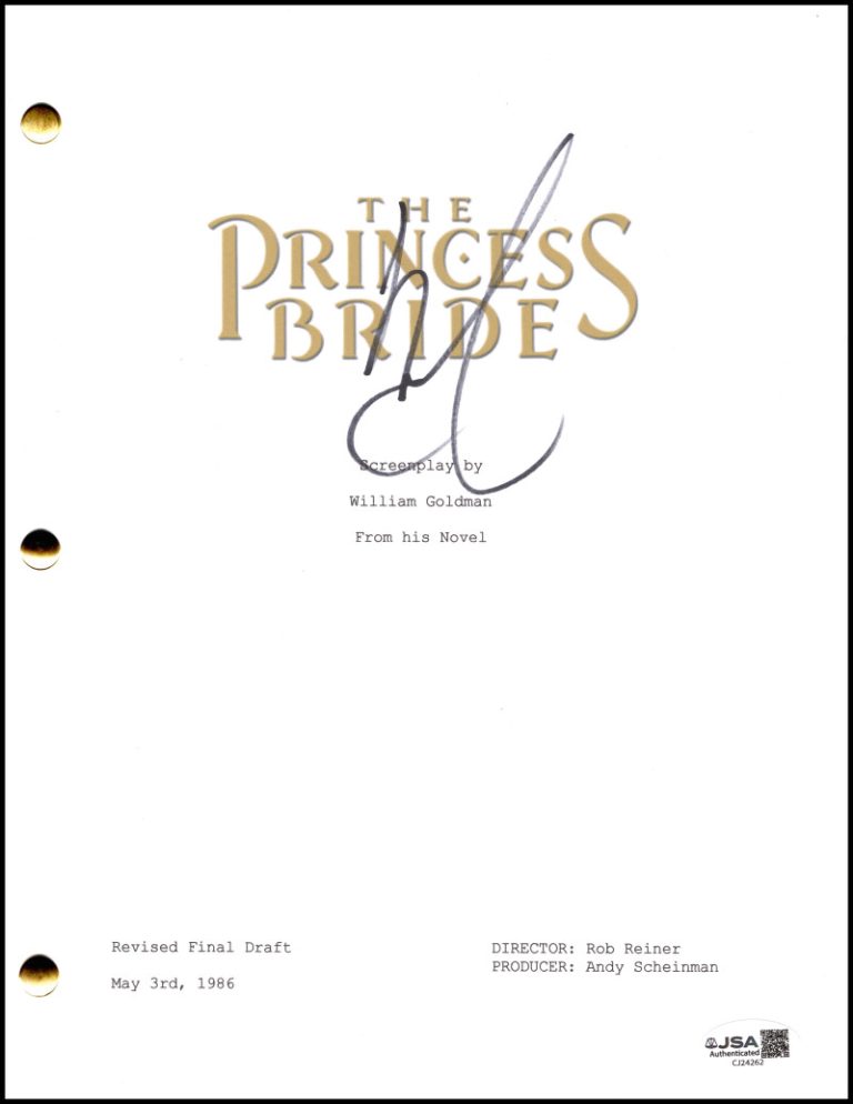 Mandy Patinkin Signed Autograph The Princess Bride Script - Inigo Montoya w/ COA