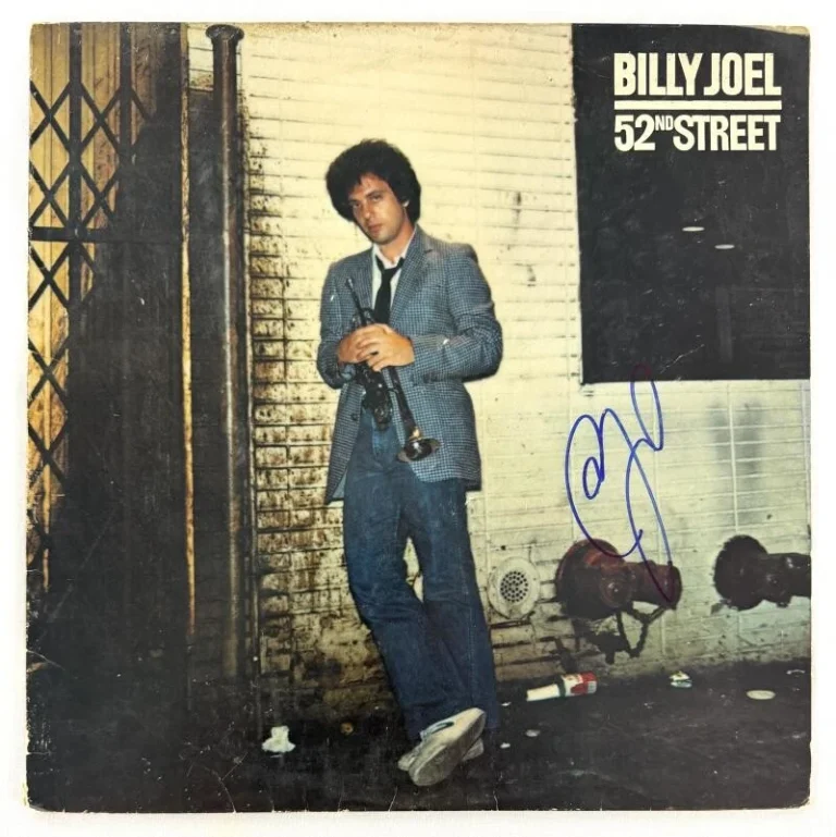 Billy Joel Signed Autograph 52nd Street Album Vinyl Record LP w/ JSA COA