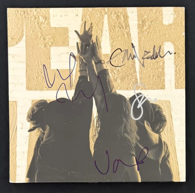 Pearl Jam Band Signed Autograph Ten Album Vinyl Record - Eddie Vedder +3 JSA COA