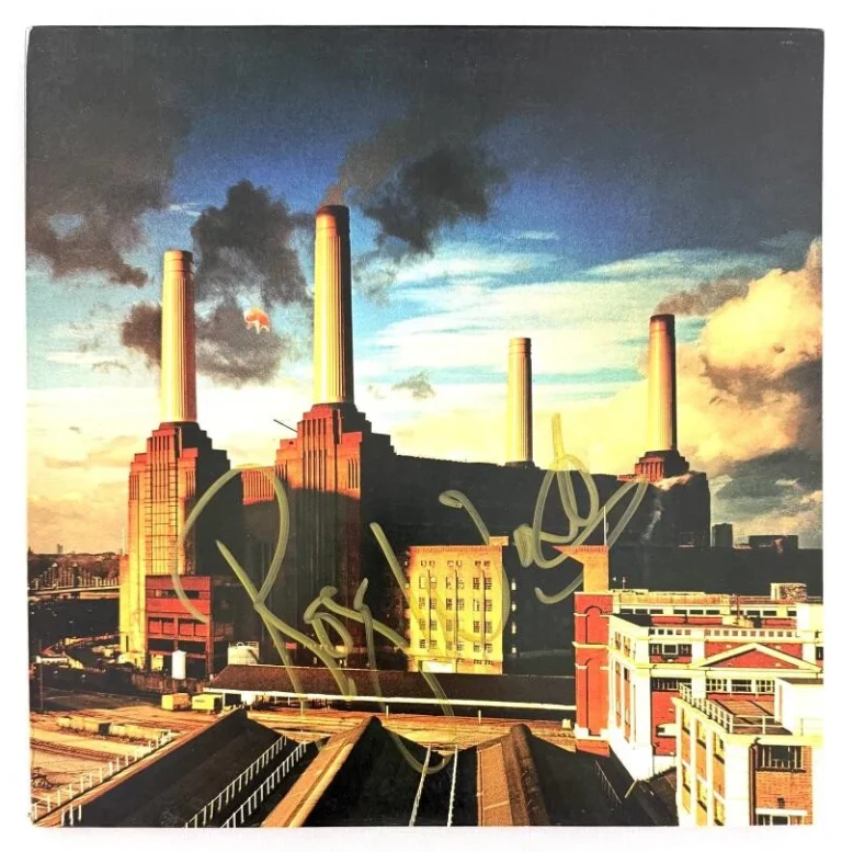 Roger Waters Signed Autograph Pink Floyd Animals Album Vinyl Record LP JSA COA