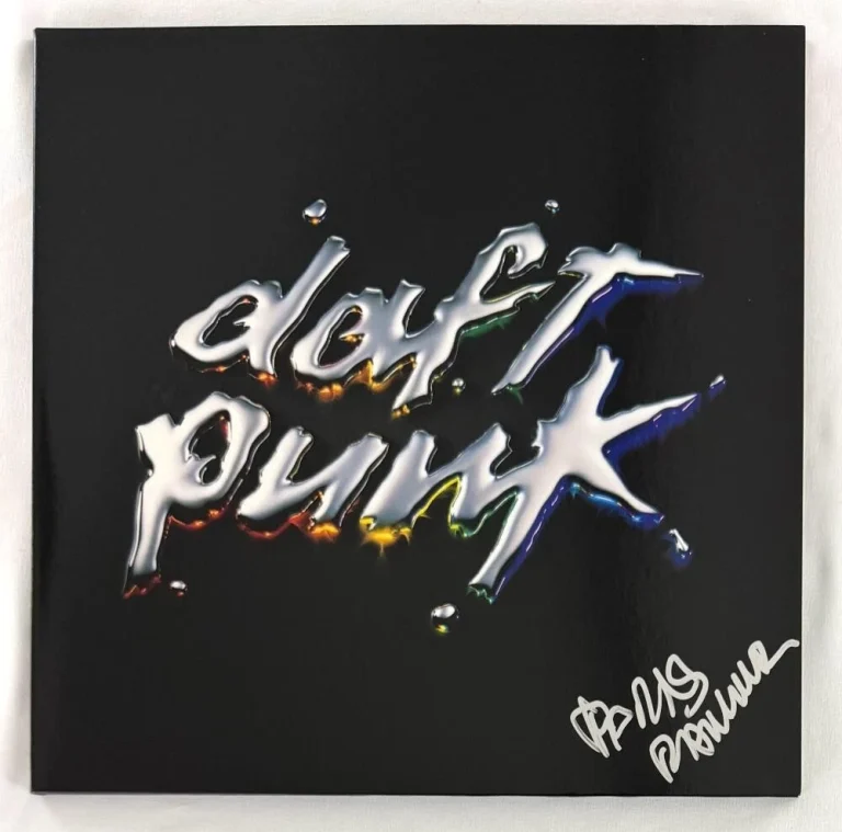 Thomas Bangalter Daft Punk Signed Autograph Discovery Album Record Beckett COA