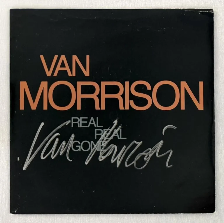 Van Morrison Signed Autograph Real Real Gone 7