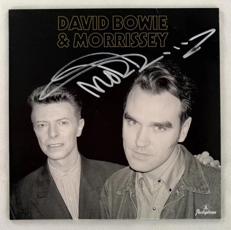 Morrissey Signed Autograph Cosmic Dancer 7