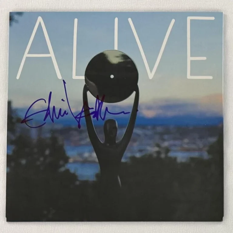 Eddie Vedder Signed Autograph Alive 7