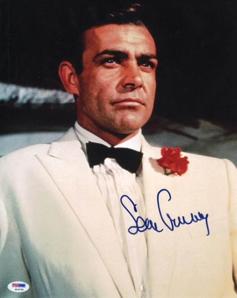 Sean Connery Signed Autograph 11x14 Photo - James Bond Goldfinger 007 w/ PSA COA