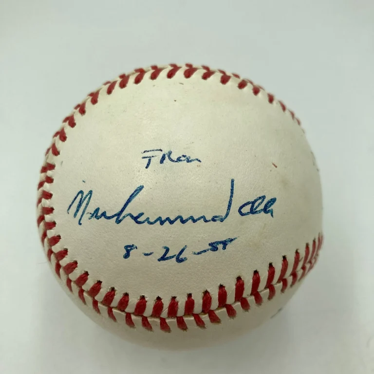 Muhammad Ali Single Signed Official National League Baseball JSA COA
