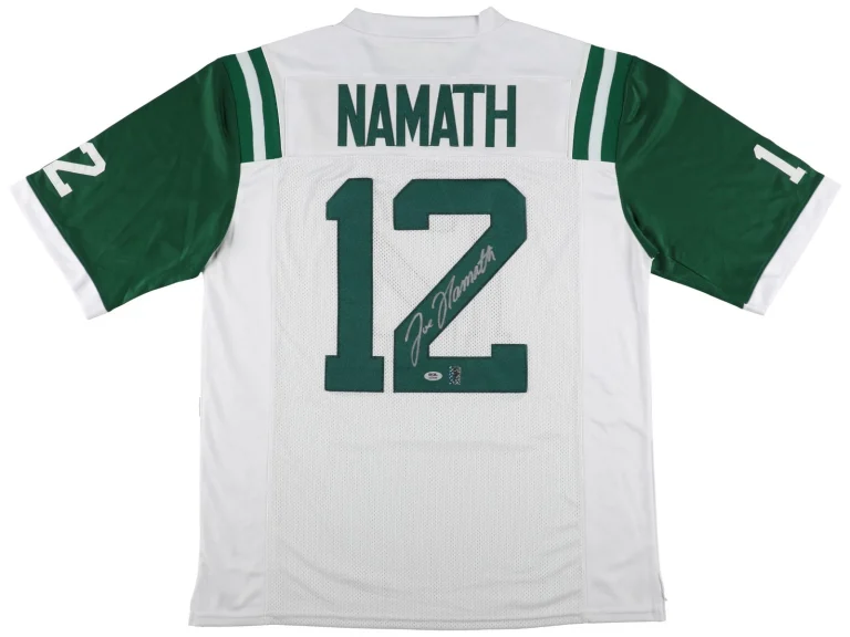 Joe Namath Signed New York Jets Jersey PSA DNA Certified