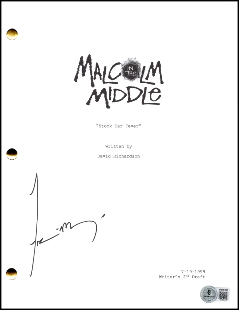 Frankie Muniz Signed Autograph Malcom in the Middle Full Script w/ Beckett COA