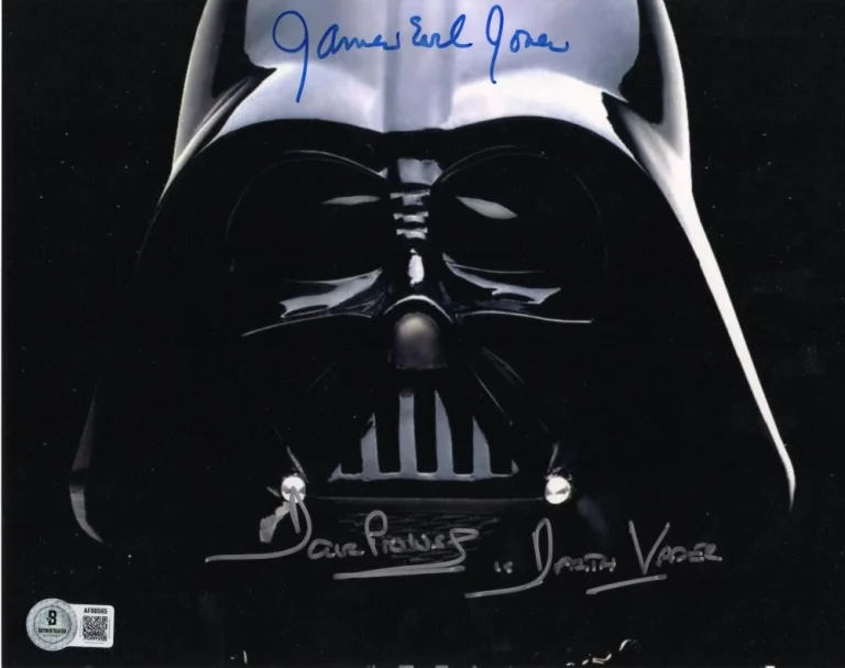 James Earl Jones & Dave Prowse Signed Autograph 8x10 Photo - Star Wars BAS COA