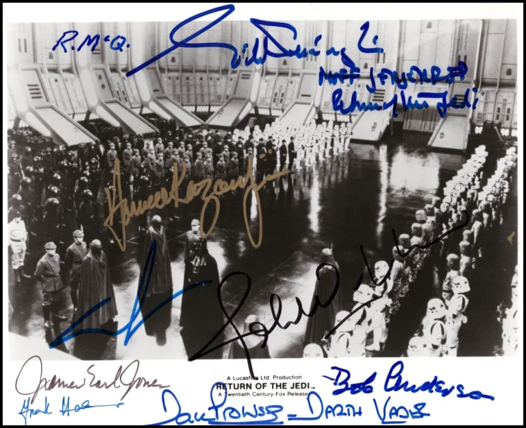 George Lucas John Williams +7 Signed Autograph Star Wars Cast 8x10 Photo Beckett
