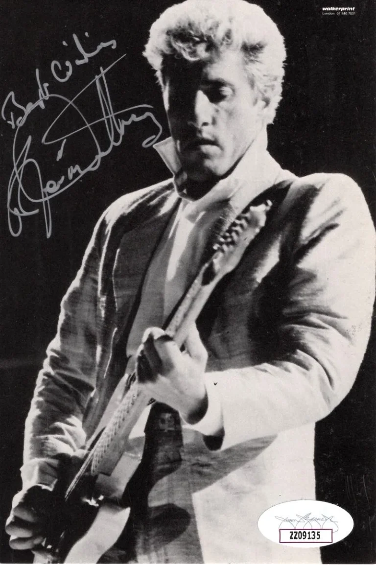 Roger Daltrey The Who Signed Autograph 4x6 Photo Photograph - w/ JSA COA