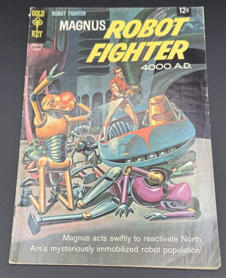 Gold Key - MAGNUS ROBOT FIGHTER 4000 A.D. #23 - VG 1968 Vintage Comic