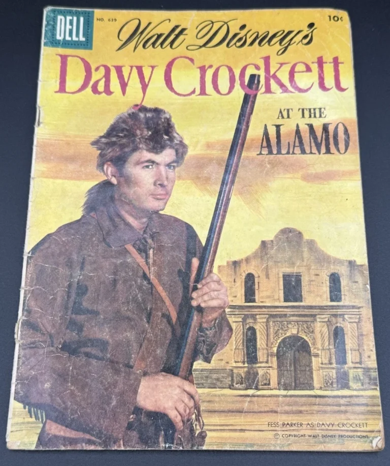 Davy Crockett at the Alamo Four Color #639 (Dell Comics July 1955)