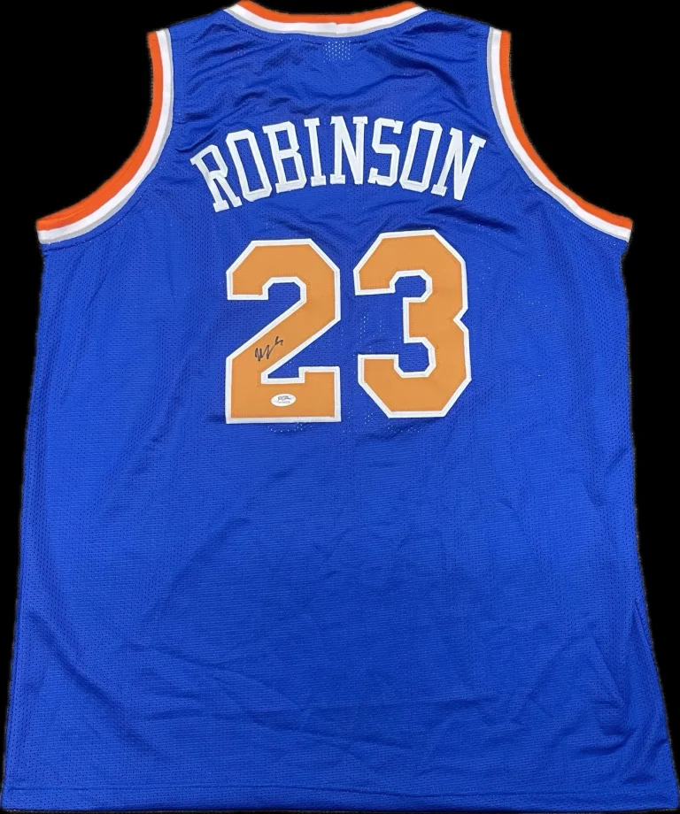 Mitchell Robinson Signed Jersey PSA New York Knicks Autographed