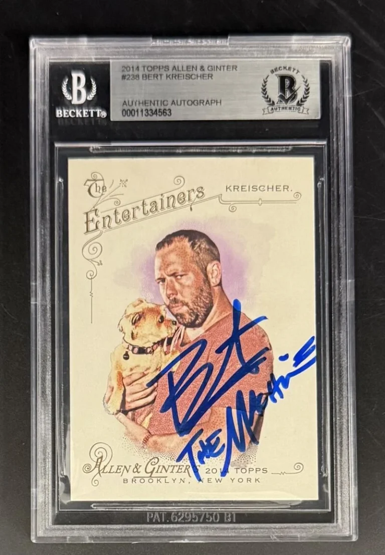 Bert Kreischer Signed Autograph Beckett COA Entertainers Brooklyn Trading Card