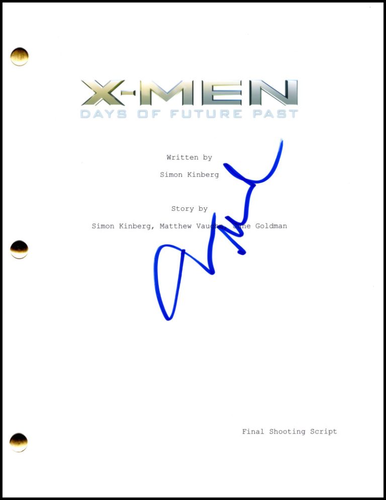James Marsden Signed Autograph X-Men Days of Future Past Full Script Screenplay