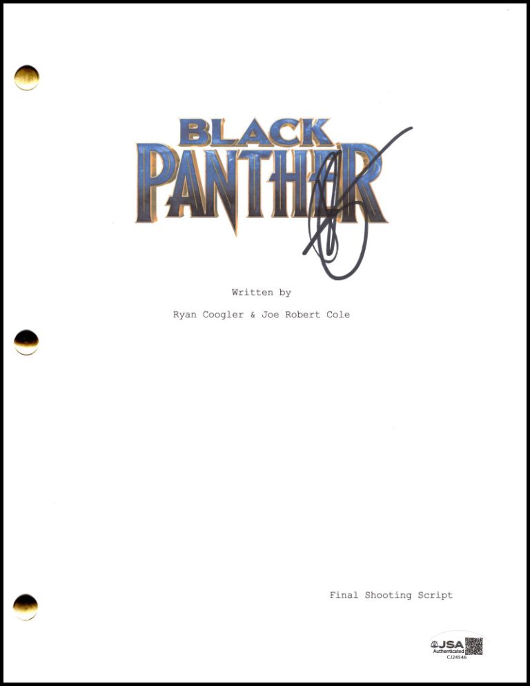 Ryan Coogler Signed Autograph Black Panther Full Script Screenplay w/ JSA COA