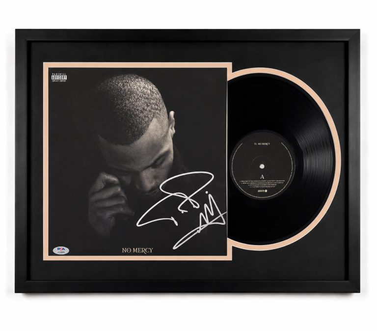 T.I Signed Welcome No Mercy Framed Vinyl PSA Album Auth